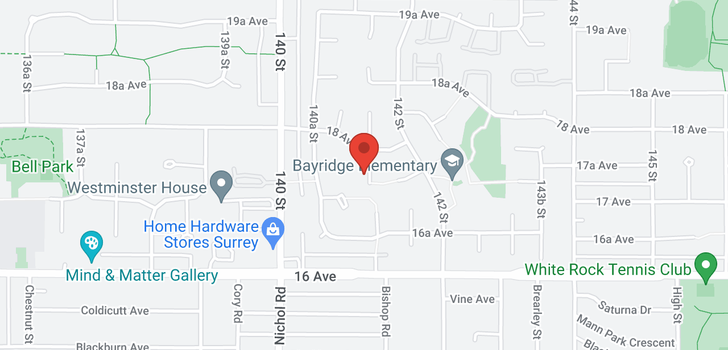 map of 14089 18 AVENUE